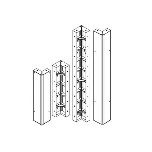 Опалубка БудМайстер щит кутовий 300*300*3300 гаряче цинкування - интернет-магазин tricolor.com.ua