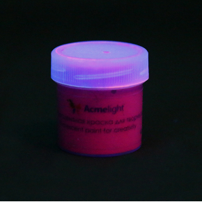 Краска флуоресцентная AcmeLight для творчества фиолетовая 20 мл - изображение 6 - интернет-магазин tricolor.com.ua