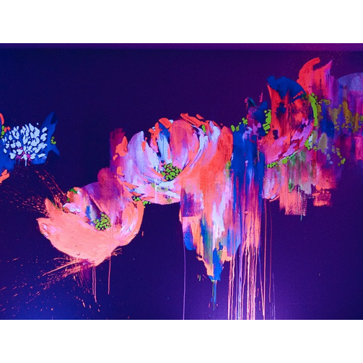 Краска флуоресцентная AcmeLight для творчества розовая 20 мл - интернет-магазин tricolor.com.ua