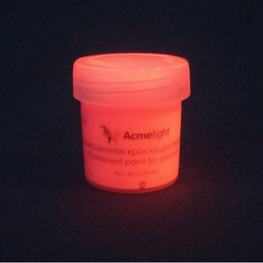 Краска флуоресцентная AcmeLight для творчества розовая 20 мл - изображение 5 - интернет-магазин tricolor.com.ua