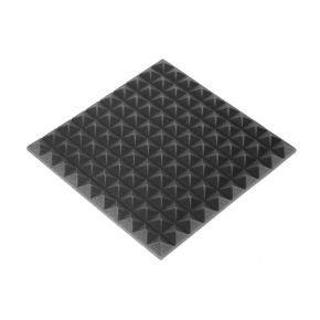 Акустическая панель пирамида 30 мм 50х50 см Mini,черный графит