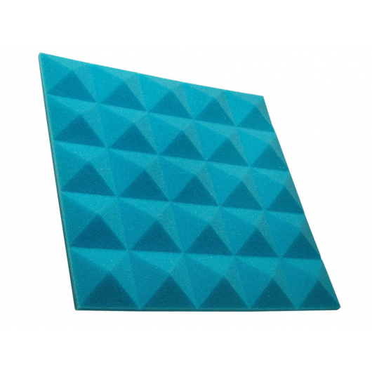 Акустична панель піраміда 30 мм 45х45 см Pyramid Gain Blue