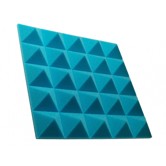 Акустична панель піраміда 50 мм 45х45 см Pyramid Gain Blue