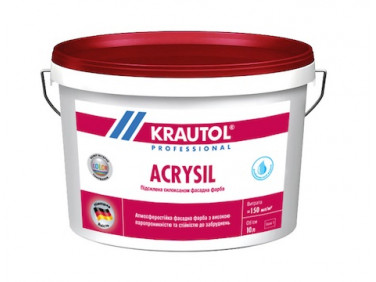Краска фасадная силикон-модифицированная Krautol Acrysil B3 - Tricolor Краска фасадная силикон-модифицированная Krautol Acrysil B3