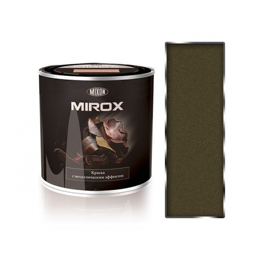 Фарба декоративна з металевим ефектом 3 в 1 Mixon Mirox сіра 1035 - интернет-магазин tricolor.com.ua