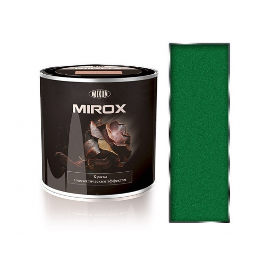 Фарба декоративна з металевим ефектом 3 в 1 Mixon Mirox зелена 6000 - интернет-магазин tricolor.com.ua