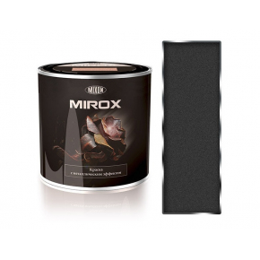 Краска декоративная с металлическим эффектом 3 в 1 Mixon Mirox черно-коричневая 7022 - интернет-магазин tricolor.com.ua