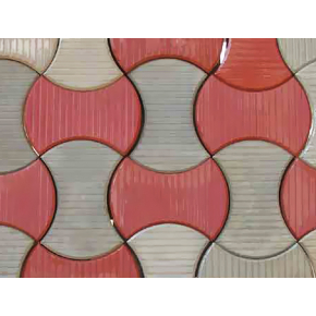 Форма для тротуарної плитки MA Луска подвійна з полосами 24*10,5*6 - изображение 3 - интернет-магазин tricolor.com.ua