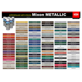 Аерозоль автомобільний Mixon Metallic Майя 120 - изображение 2 - интернет-магазин tricolor.com.ua