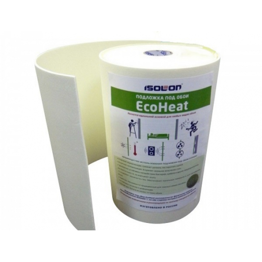 Ізолон Isolon EcoHeat підкладка під шпалери 0,5*14м