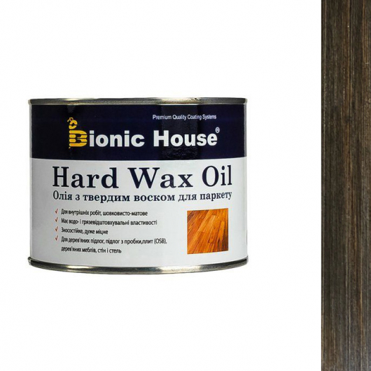 Масло для підлоги Hard Wax Oil Bionic House Чорний - интернет-магазин tricolor.com.ua