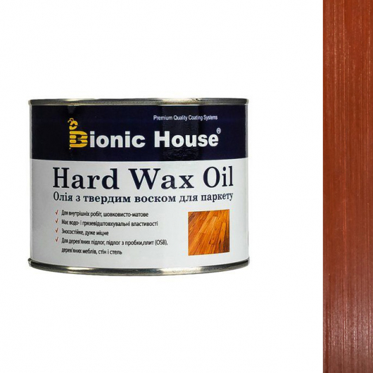 Масло для підлоги Hard Wax Oil Bionic House Тік - интернет-магазин tricolor.com.ua