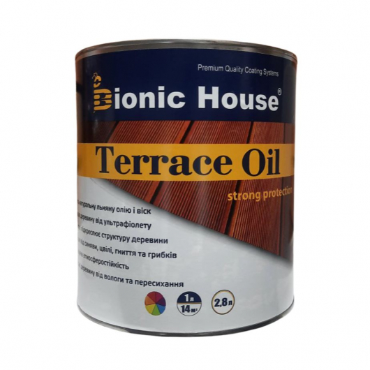 Масло терасне Terrace Oil Bionic House Сосна - изображение 5 - интернет-магазин tricolor.com.ua