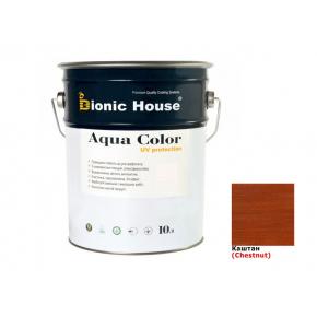 Акриловая лазурь Aqua color – UV protect Bionic House (каштан) - интернет-магазин tricolor.com.ua