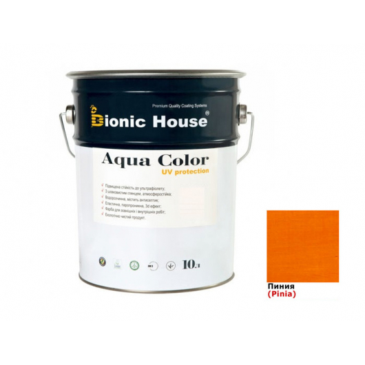 Акриловая лазурь Aqua color – UV protect Bionic House (пиния) - интернет-магазин tricolor.com.ua