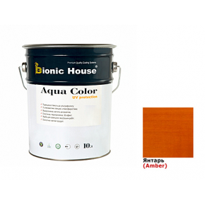 Акриловая лазурь Aqua color – UV protect Bionic House (янтарь)