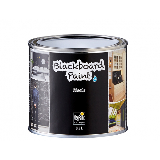 Інтер'єрна грифельна фарба Magpaint BlackboardPaint чорна - интернет-магазин tricolor.com.ua