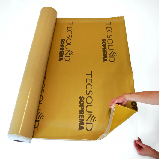 Звукоізоляційна мембрана Tecsound SY 70 (рулон 3,7мм*1,22м*5,05м - 6,16 м. кв.) - изображение 5 - интернет-магазин tricolor.com.ua