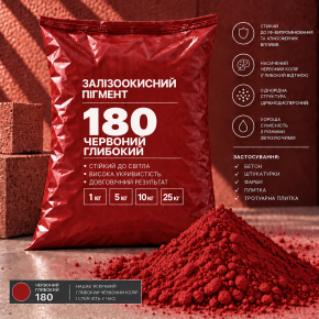 Пигмент железоокисный красный Tricolor 180/P.RED-101