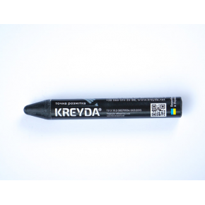 Набор мелков для маркировки на основе воска Kreyda универсальные 12 шт (черные) - изображение 2 - интернет-магазин tricolor.com.ua
