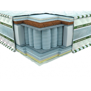 Ортопедический матрас Neolux Магнат Ультра кокос Pocket Spring 3D 80х200 - интернет-магазин tricolor.com.ua