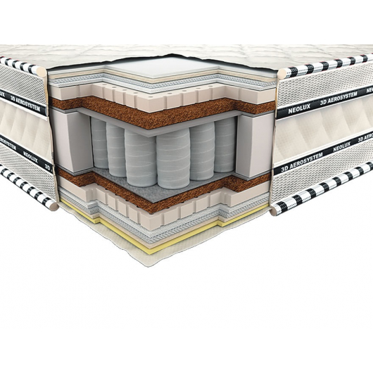 Ортопедический матрас Neolux Империал Латекс кокос Pocket Spring 3D 180х190 - интернет-магазин tricolor.com.ua