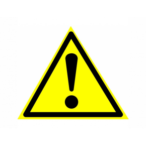 Знак предупреждающий фотолюминесцентный треугольный W 09 - интернет-магазин tricolor.com.ua