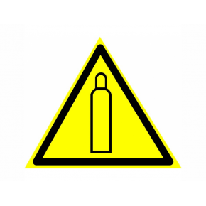 Знак предупреждающий фотолюминесцентный треугольный W 19