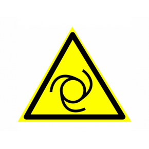 Знак предупреждающий фотолюминесцентный треугольный W 25
