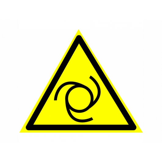 Знак предупреждающий фотолюминесцентный треугольный W 25
