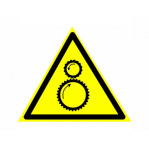 Знак предупреждающий фотолюминесцентный треугольный W 29