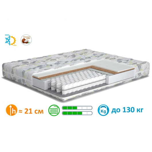 Ортопедический матрас MatroLuxe Delhi Дели Pocket Spring 80х190 - изображение 2 - интернет-магазин tricolor.com.ua