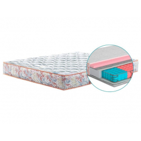 Ортопедический матрас MatroLuxe Butterfly Camelia Камелия односторонний Pocket Spring 120х190 - интернет-магазин tricolor.com.ua
