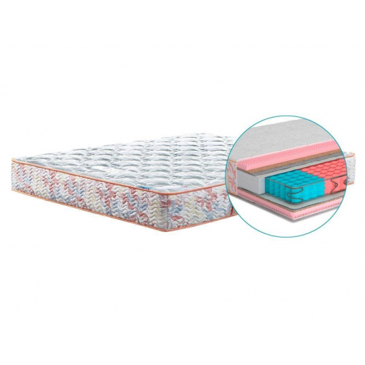 Ортопедический матрас MatroLuxe Butterfly Rose Роуз Pocket Spring 70х190 - интернет-магазин tricolor.com.ua