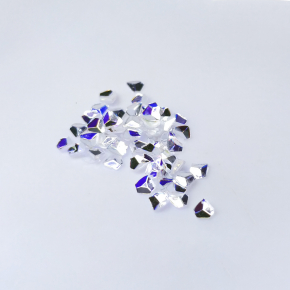 Гліттер об'ємний діамант 3D Tricolor біло-синій - интернет-магазин tricolor.com.ua