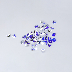Гліттер об'ємний діамант 3D Tricolor біло-синій - изображение 2 - интернет-магазин tricolor.com.ua