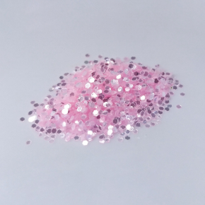 Гліттер Ice Pink / 1,0 мм (1/24) рожевий Tricolor