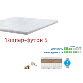 Матрас-топпер MatroLuxe Futon 5 Футон 5 90х190 - изображение 2 - интернет-магазин tricolor.com.ua