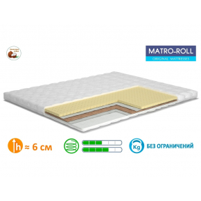 Матрац-топпер MatroLuxe Matro-Roll Double Comfort 80х200 - изображение 8 - интернет-магазин tricolor.com.ua