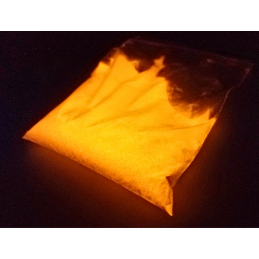 Люмінесцентний пігмент Люмінофор кольоровий ТАТ 33 помаранчевий (60 мікрон) - интернет-магазин tricolor.com.ua