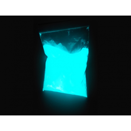 Люминесцентный пигмент Люминофор ТАТ 33 белый с голубым свечением (60 микрон)