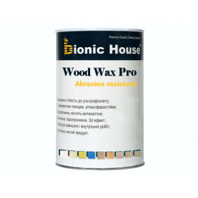 Фарба-віск для дерева Wood Wax Pro Bionic House алкідно-акрилова безбарвна - изображение 2 - интернет-магазин tricolor.com.ua