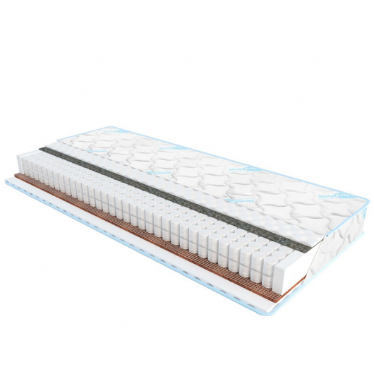 Ортопедический матрас ЕММ Sleep&Fly Daily 2 в 1 Жаккард Pocket Spring 80х190 - интернет-магазин tricolor.com.ua