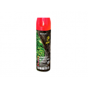Флуоресцентна аерозольна фарба для маркування лісу Biodur Forest Marking Spray (червона) - интернет-магазин tricolor.com.ua