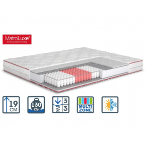 Ортопедический матрас MatroLuxe Four Red Carmin Кармин Pocket Spring 180х190 - интернет-магазин tricolor.com.ua