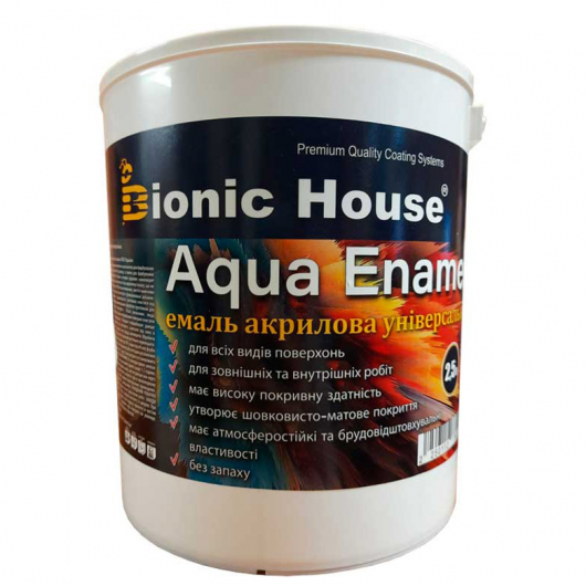 Емаль для дерева Aqua Enamel Bionic House акрилова Мокко - интернет-магазин tricolor.com.ua