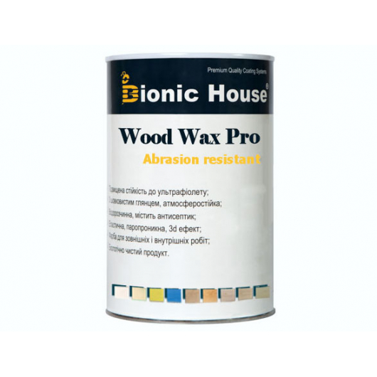 Фарба-віск для дерева Wood Wax Pro Bionic House алкідно-акрилова Смарагд - изображение 2 - интернет-магазин tricolor.com.ua
