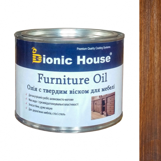 Масло для меблів Furniture oil Bionic House з твердим воском професійне Мигдаль - интернет-магазин tricolor.com.ua