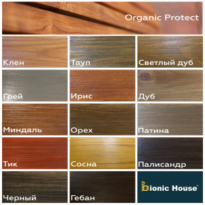 Антисептик для дерева Bionic House Organic Protect Горіх - изображение 4 - интернет-магазин tricolor.com.ua