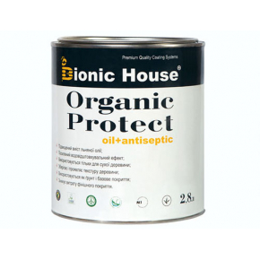 Масло-Антисептик для дерева Bionic House Organic Protect Oil Сірий - интернет-магазин tricolor.com.ua
